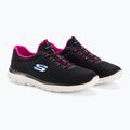 Moteriški treniruočių bateliai SKECHERS Summits black/hot pink 4