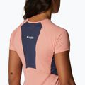 Columbia Titan Pass Ice moteriški trekingo marškinėliai rožinės spalvos 1991921 5