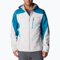 Columbia vyriška striukė nuo lietaus Titan Pass 2.5L Shell blue-grey 1888941 6