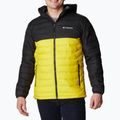 Columbia Powder Lite Hooded vyriška pūkinė striukė juoda/geltona 1693931 11