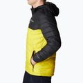 Columbia Powder Lite Hooded vyriška pūkinė striukė juoda/geltona 1693931 12