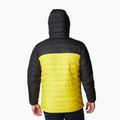 Columbia Powder Lite Hooded vyriška pūkinė striukė juoda/geltona 1693931 13