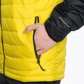 Columbia Powder Lite Hooded vyriška pūkinė striukė juoda/geltona 1693931 4