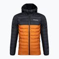 Columbia Powder Lite vyriška pūkinė striukė su gobtuvu Orange/Black 1693931