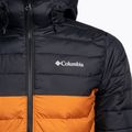 Columbia Powder Lite vyriška pūkinė striukė su gobtuvu Orange/Black 1693931 3