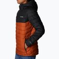 Columbia Powder Lite vyriška pūkinė striukė su gobtuvu Orange/Black 1693931 7