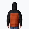 Columbia Powder Lite vyriška pūkinė striukė su gobtuvu Orange/Black 1693931 8