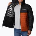 Columbia Powder Lite vyriška pūkinė striukė su gobtuvu Orange/Black 1693931 9