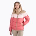 Columbia Puffect Color Blocked moteriška pūkinė striukė rožinė 1955101
