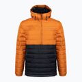Columbia Powder Lite Anorak vyriška pūkinė striukė oranžinė ir juoda