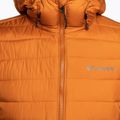 Columbia Powder Lite Anorak vyriška pūkinė striukė oranžinė ir juoda 3