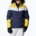 Columbia Abbott Peak Insulated moteriška slidinėjimo striukė tamsiai mėlyna ir geltona 1909971 5