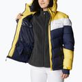 Columbia Abbott Peak Insulated moteriška slidinėjimo striukė tamsiai mėlyna ir geltona 1909971 8