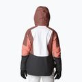 Columbia Snow Slab Blackdot moteriška slidinėjimo striukė juodai raudona 2007551 3