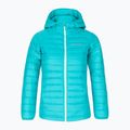 Columbia Powder Lite vaikiška pūkinė striukė su gobtuvu mėlyna 1802931