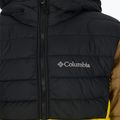 Columbia Powder Lite vaikiška pūkinė striukė su gobtuvu, juoda ir geltona 1802901 3