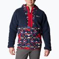 Columbia vyriški marškinėliai Backbowl Sherpa Fleece tamsiai mėlyni 1952403