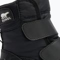 Paauglių sniego batai Sorel Whitney II Strap WP black/sea salt 13