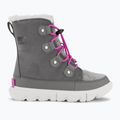 Paauglių sniego batai Sorel Sorel Explorer Lace quarry/bright lavender 2