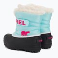 Paauglių sniego batai Sorel Snow Commander ocean surf/cactus pink 3