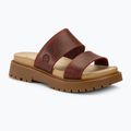 Moteriškos šlepetės Timberland Clairemont Way dark red full grain