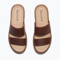 Moteriškos šlepetės Timberland Clairemont Way dark red full grain 12