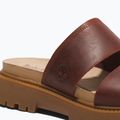 Moteriškos šlepetės Timberland Clairemont Way dark red full grain 14