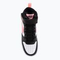 Nike Court Borough Mid 2 black/sunset pulse/white vaikiški batai 5