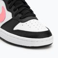 Nike Court Borough Mid 2 black/sunset pulse/white vaikiški batai 7