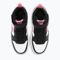 Nike Court Borough Mid 2 black/sunset pulse/white vaikiški batai 10
