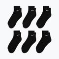 "Nike Everyday Cushioned" 6 poros juodų/baltų kojinių 3