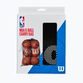 Kamuolių krepšys Wilson NBA 6 Ball Mesh Carry black 2