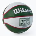 Wilson NBA Team Retro Mini Milwaukee Bucks krepšinio kamuolys WTB3200XBMIL 3 dydis 2