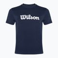 Vyriški teniso marškinėliai Wilson Team Graphic classic navy script