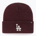 Žieminė kepurė 47 Brand MLB Los Angeles Dodgers Haymaker dark maroon