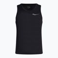 Vyriški bėgimo marškinėliai Saucony Stopwatch Singlet black SAM800277-BK