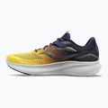 Saucony Ride 15 vyriški bėgimo bateliai tamsiai mėlyna ir geltona S20729-65 10