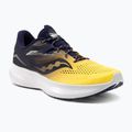 Saucony Ride 15 vyriški bėgimo bateliai tamsiai mėlyna ir geltona S20729-65