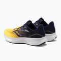 Saucony Ride 15 vyriški bėgimo bateliai tamsiai mėlyna ir geltona S20729-65 3