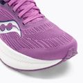 Moteriški bėgimo bateliai Saucony Triumph 21 grape/indigo 8