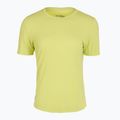Moteriški bėgimo marškinėliai Saucony Stopwatch SS sunny lime heather