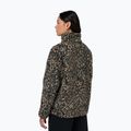 Moteriškas džemperis Sweaty Betty Plush Contrast Zip Up Fleece brown ink leopard print 3