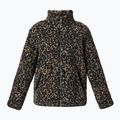 Moteriškas džemperis Sweaty Betty Plush Contrast Zip Up Fleece brown ink leopard print 7
