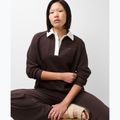 Moteriškas džemperis Sweaty Betty Revive Rugby espresso brown 4