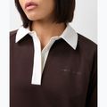 Moteriškas džemperis Sweaty Betty Revive Rugby espresso brown 5