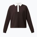 Moteriškas džemperis Sweaty Betty Revive Rugby espresso brown 6