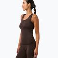 Moteriški jogos marškinėliai Sweaty Betty Seamless Ruched Tank espresso brown 3