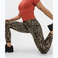 Moteriškos treniruočių tamprės Sweaty Betty Power Piping Workout 7/8 brown ink leopard print 7