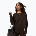 Moteriškas džemperis Sweaty Betty After Class Yoke Crop espresso brown