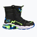 SKECHERS Mega-Craft Cuboforce vaikiški trekingo batai juodi/mėlyni/laimo spalvos 2